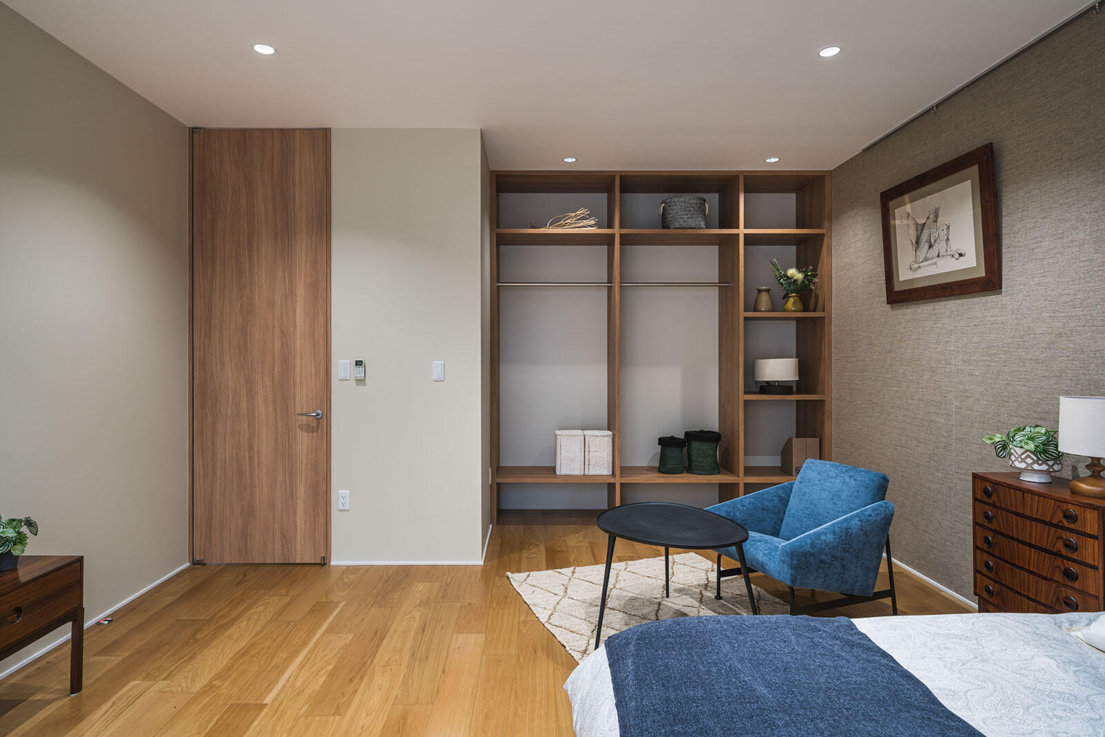 寝室 ベッドサイズ:ダブル